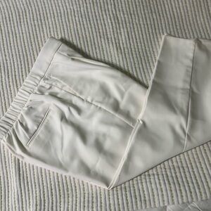 Ann Taylor fully lined winter white pants large petite